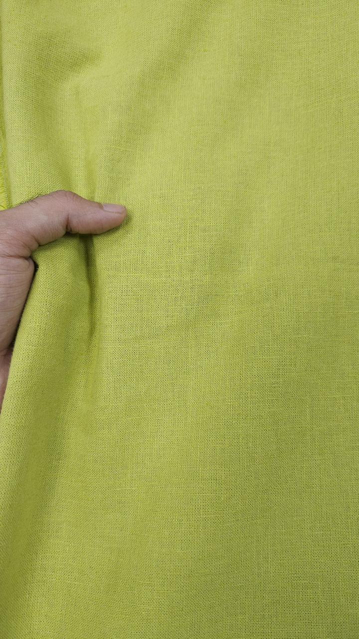 Pastel Green Solid Colour Linen