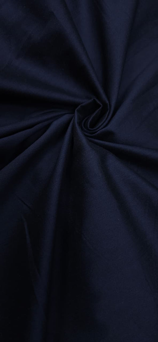 Royal Navy Cotton Silk Fabric
