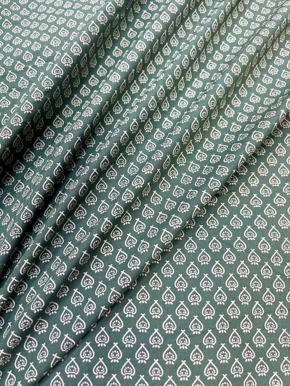 Sage Heritage Buti Cotton Poplin