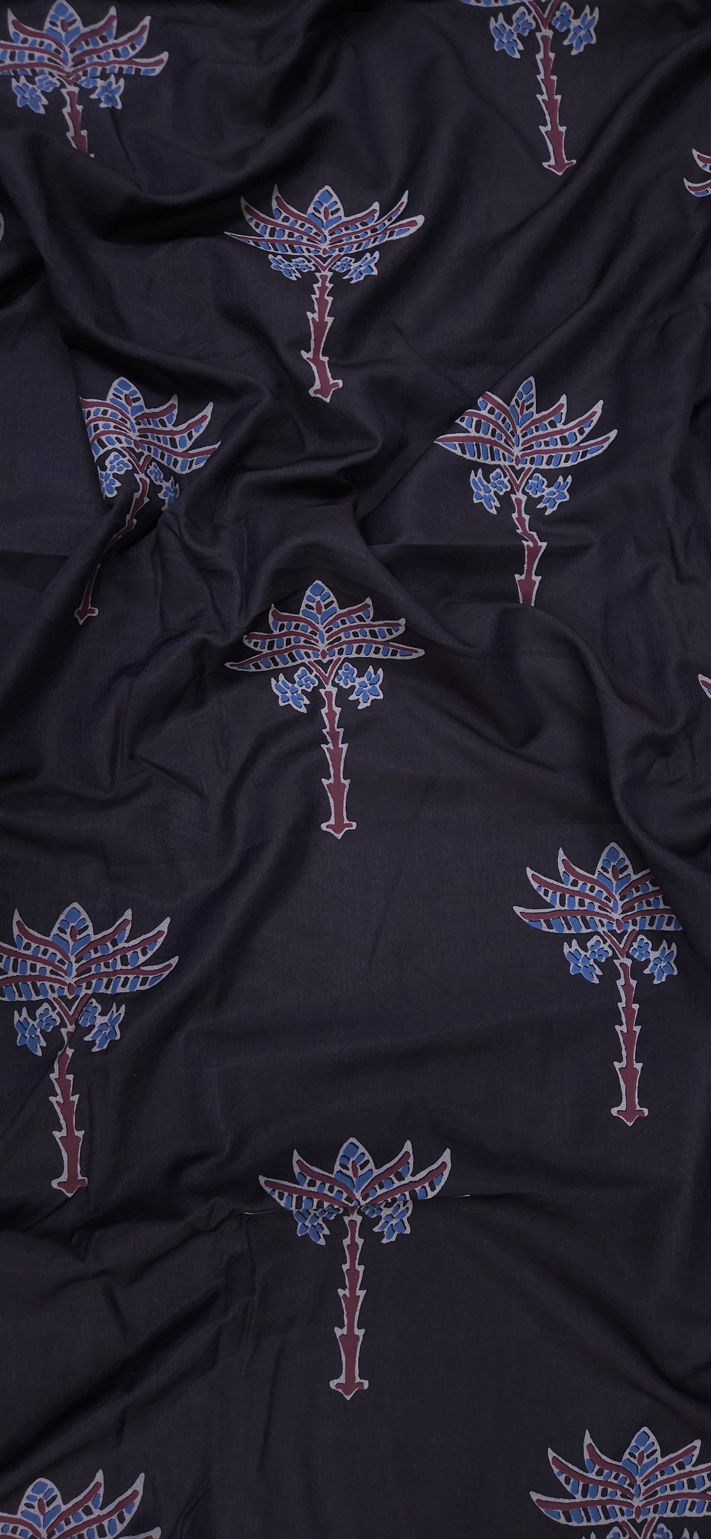 Traditional Ajrak Modal Cotton Fabric 60 Inch Width