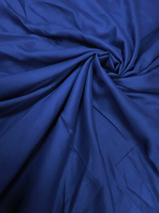 Royal Blue Rayon Fabric (44” Width)