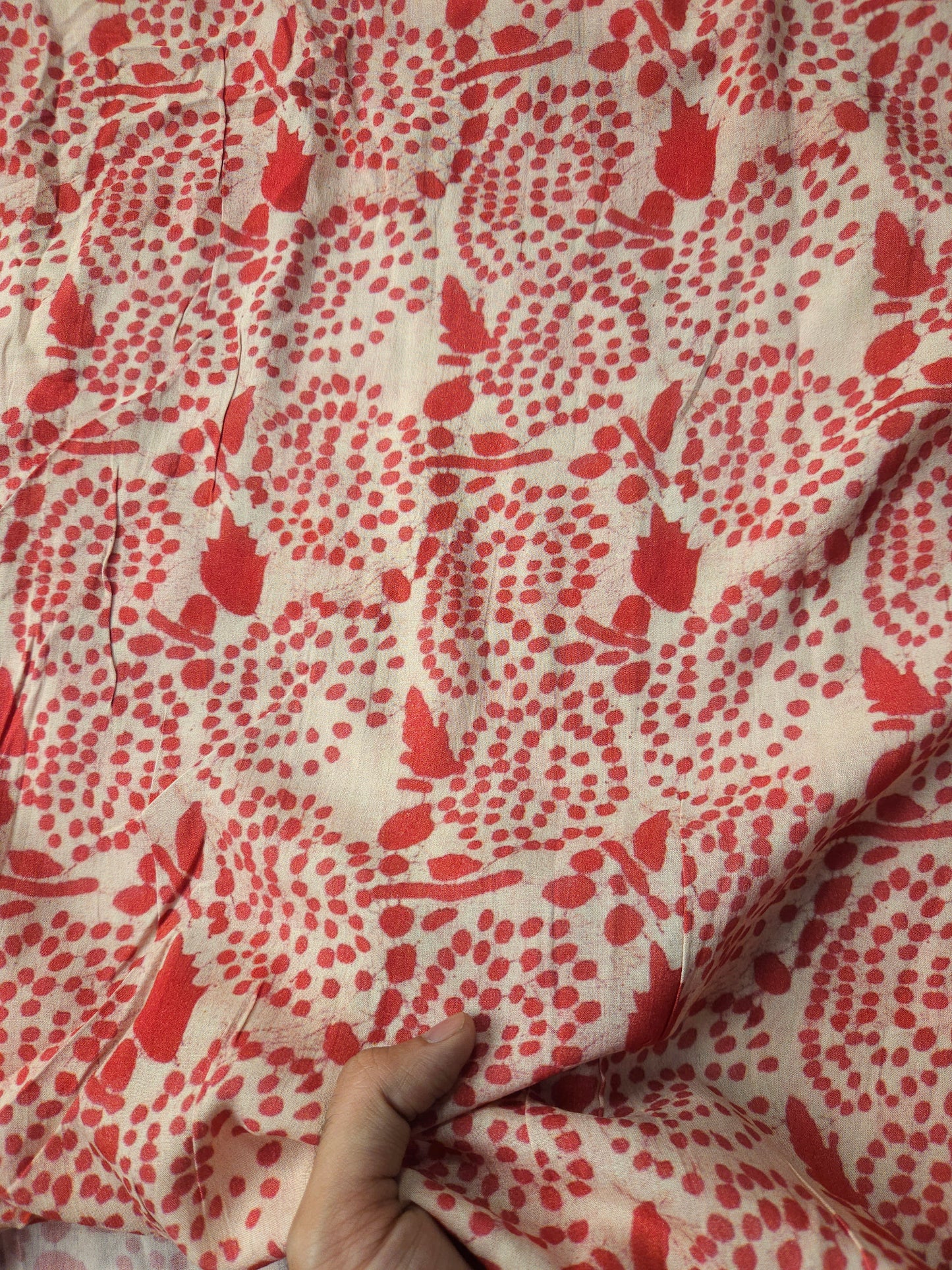 Rosewood Petal Modal Rayon Fabric