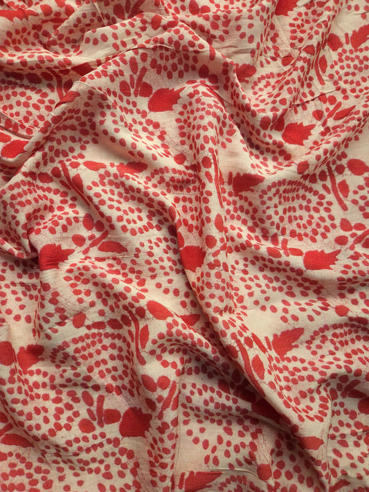 Rosewood Petal Modal Rayon Fabric