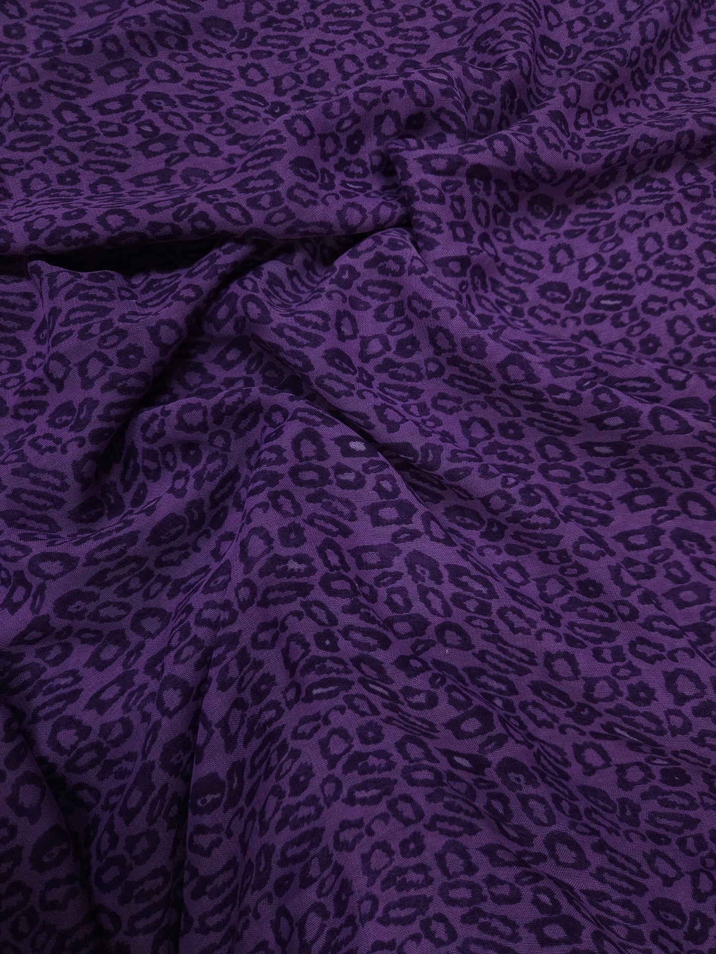 Wild Orchid Muslin Leopard Print Dupatta