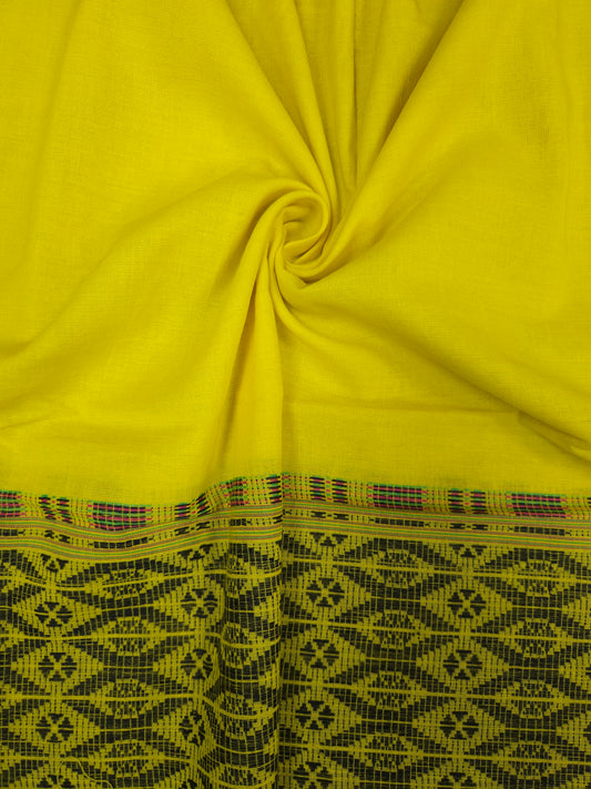 Traditional Woven Border Cotton Fabric