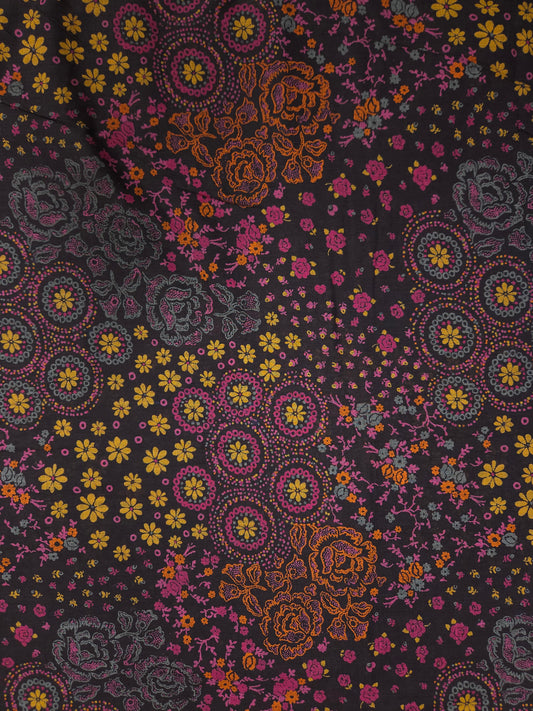 Premium Vintage Floral Cotton Fabric