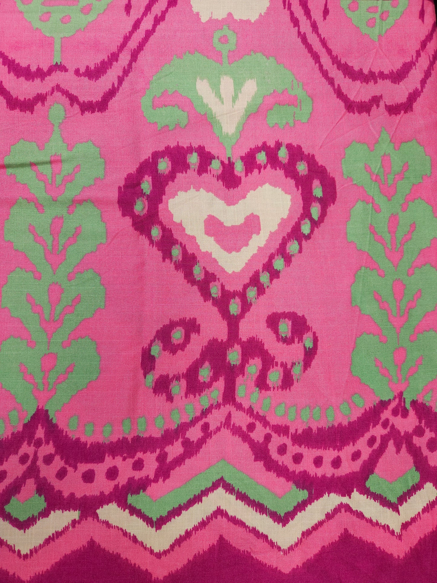 Pink Rayon Kurta with Rayon Bottom Suit Set