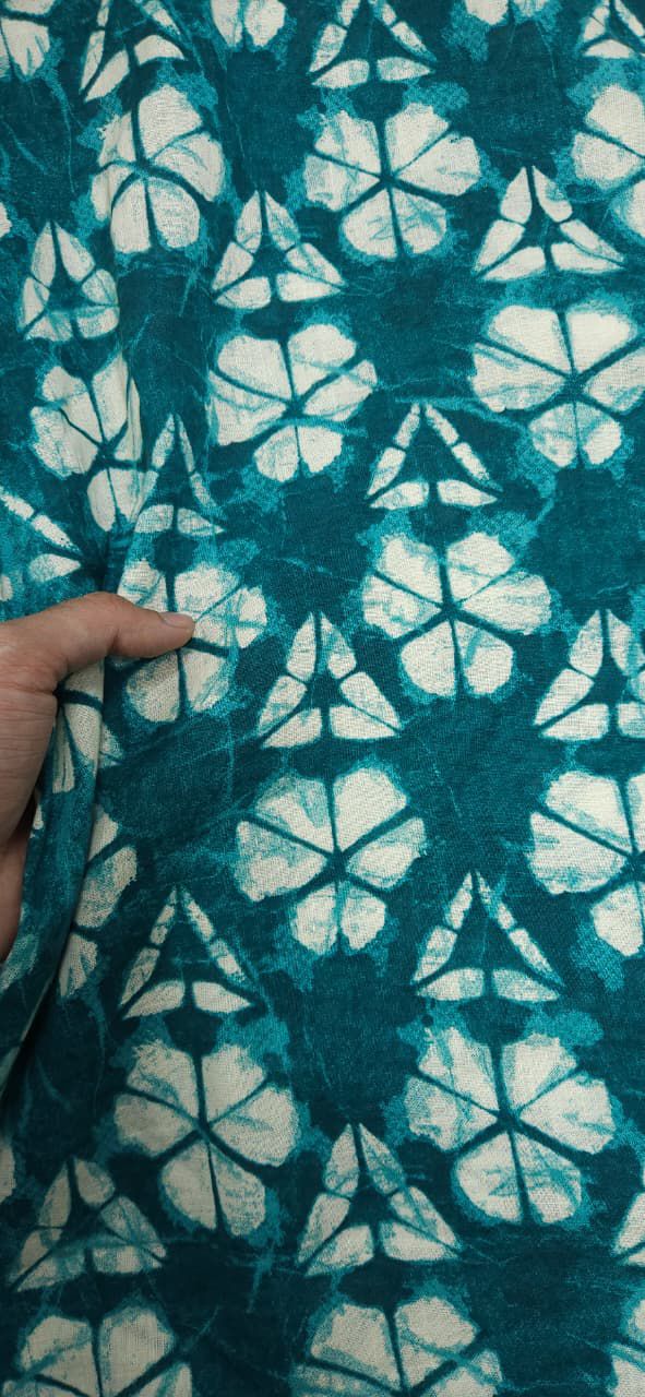 Mahroon Ethnic Geometric Print Cambric Cotton