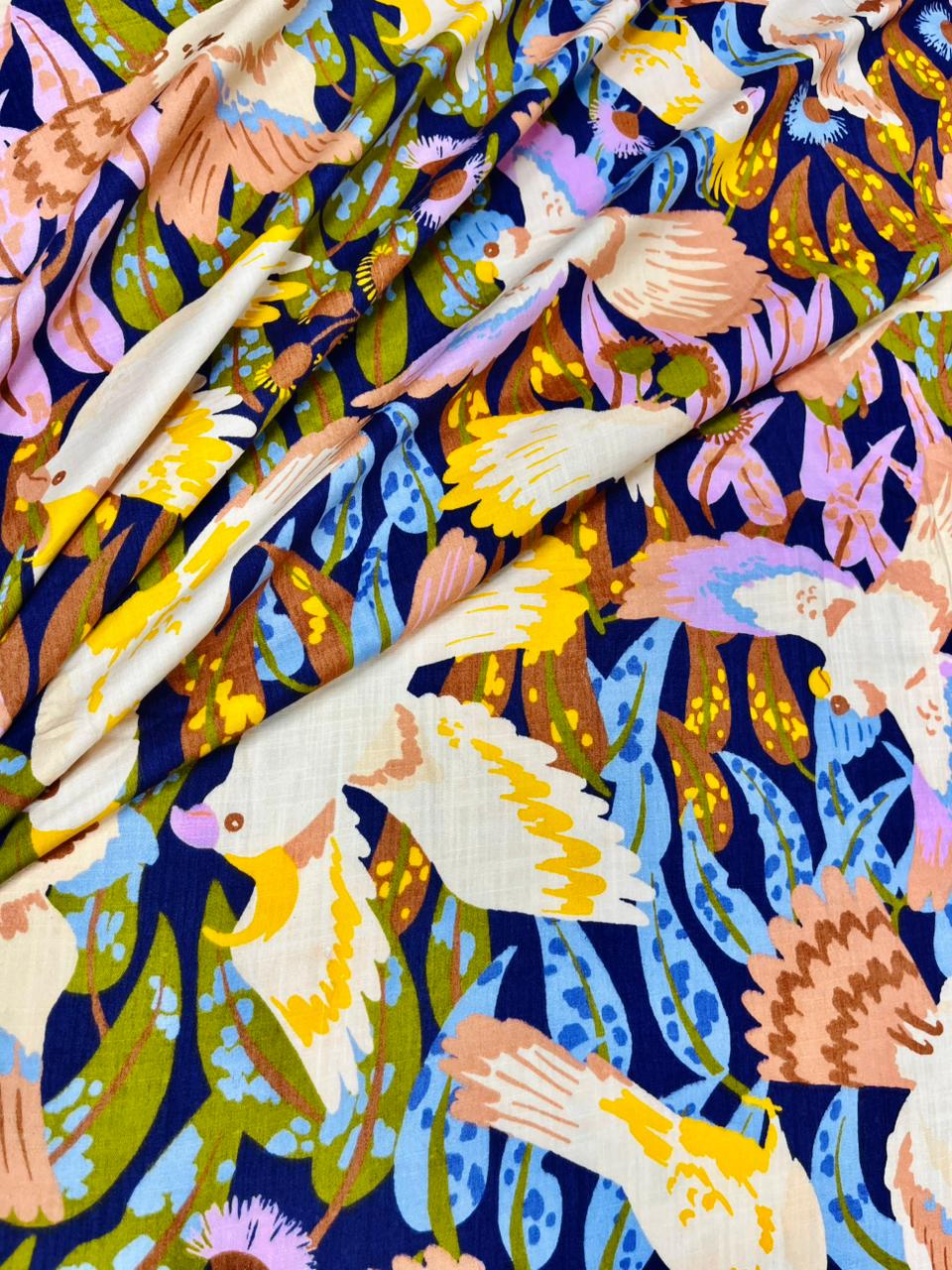Tropical Bird Garden Rayon