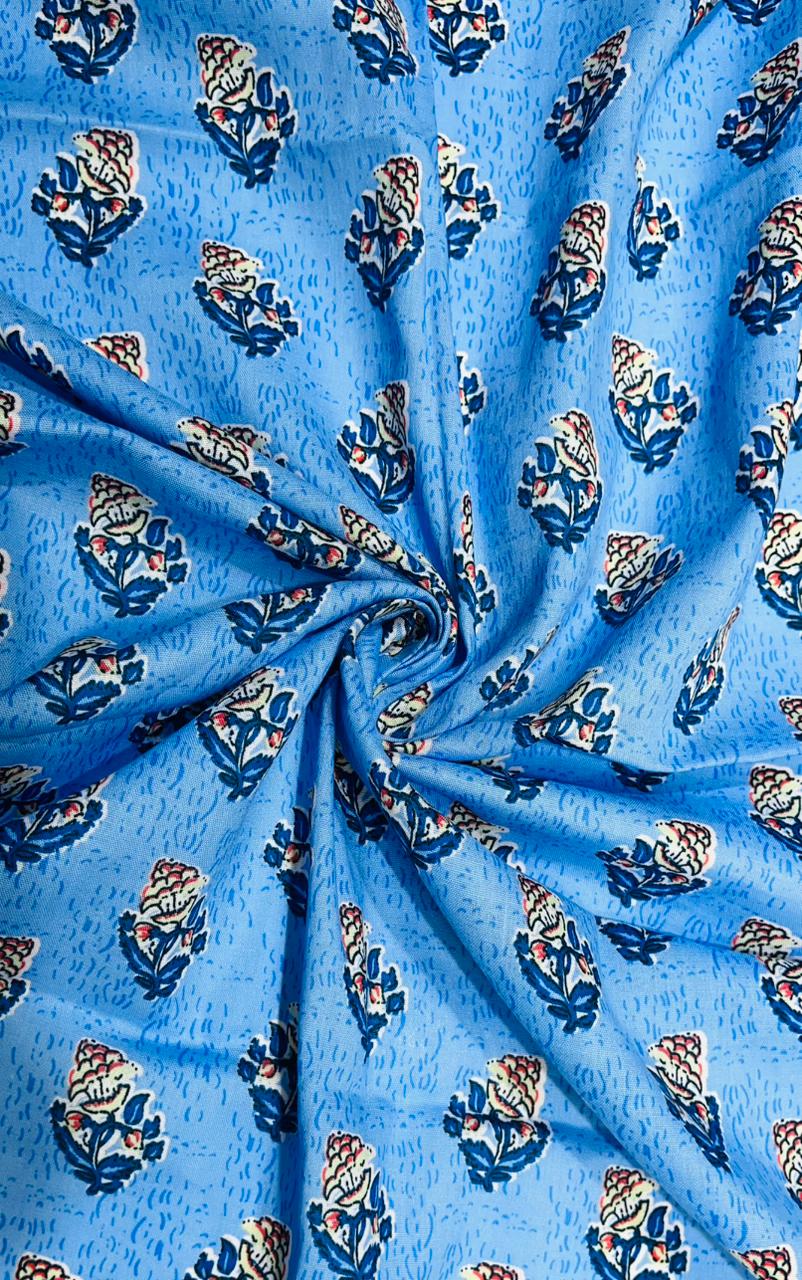 Small Floral Buti Print Cambric Cotton