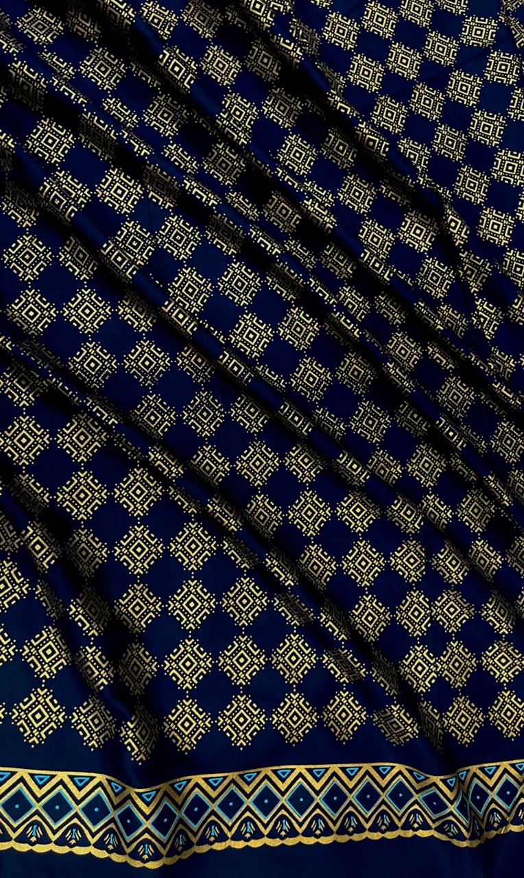 Maharani Blue Modal Rayon Print