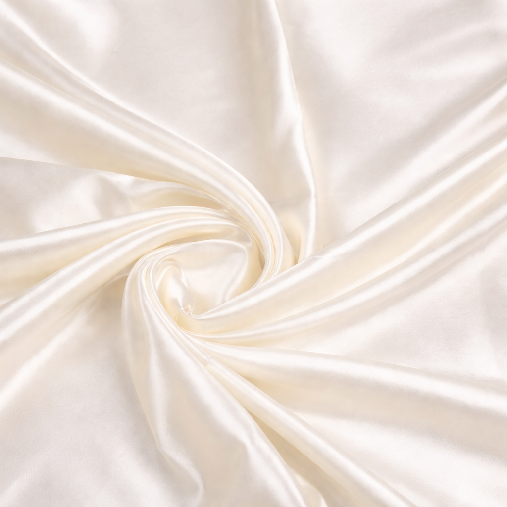 White Satin Dyeable Fabric – 60 Inch Width
