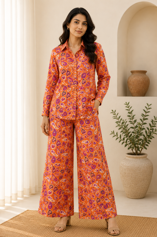 Premium Paisley Printed Cotton Fabric