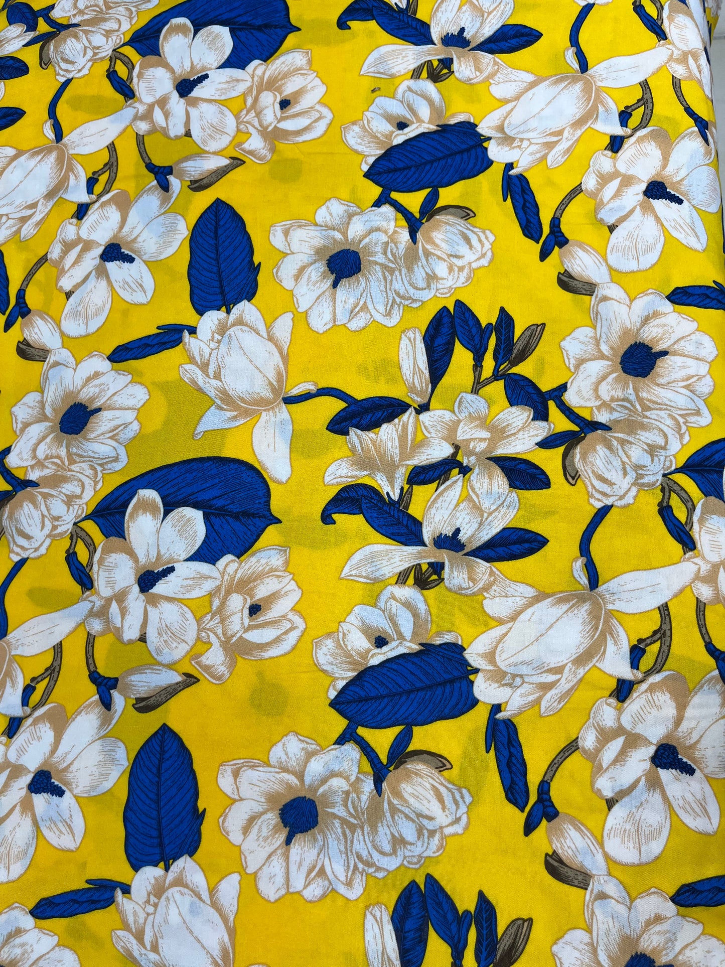 Sunshine Bloom Rayon Print Fabric