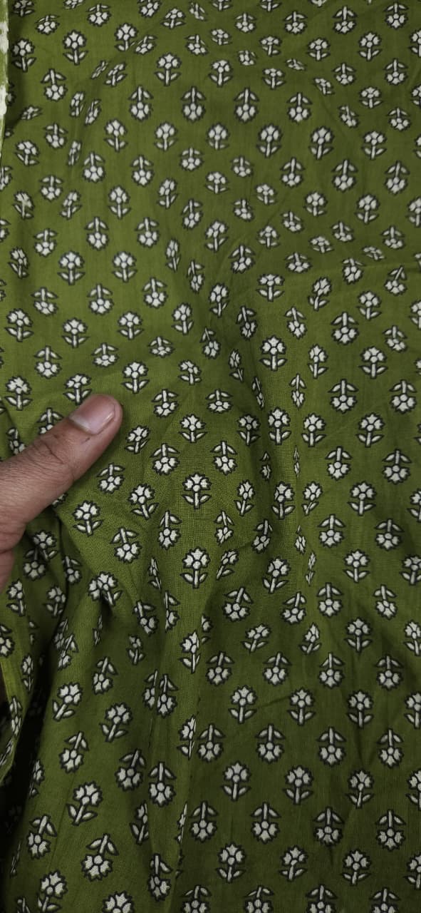 Olive Aram Cambric Cotton