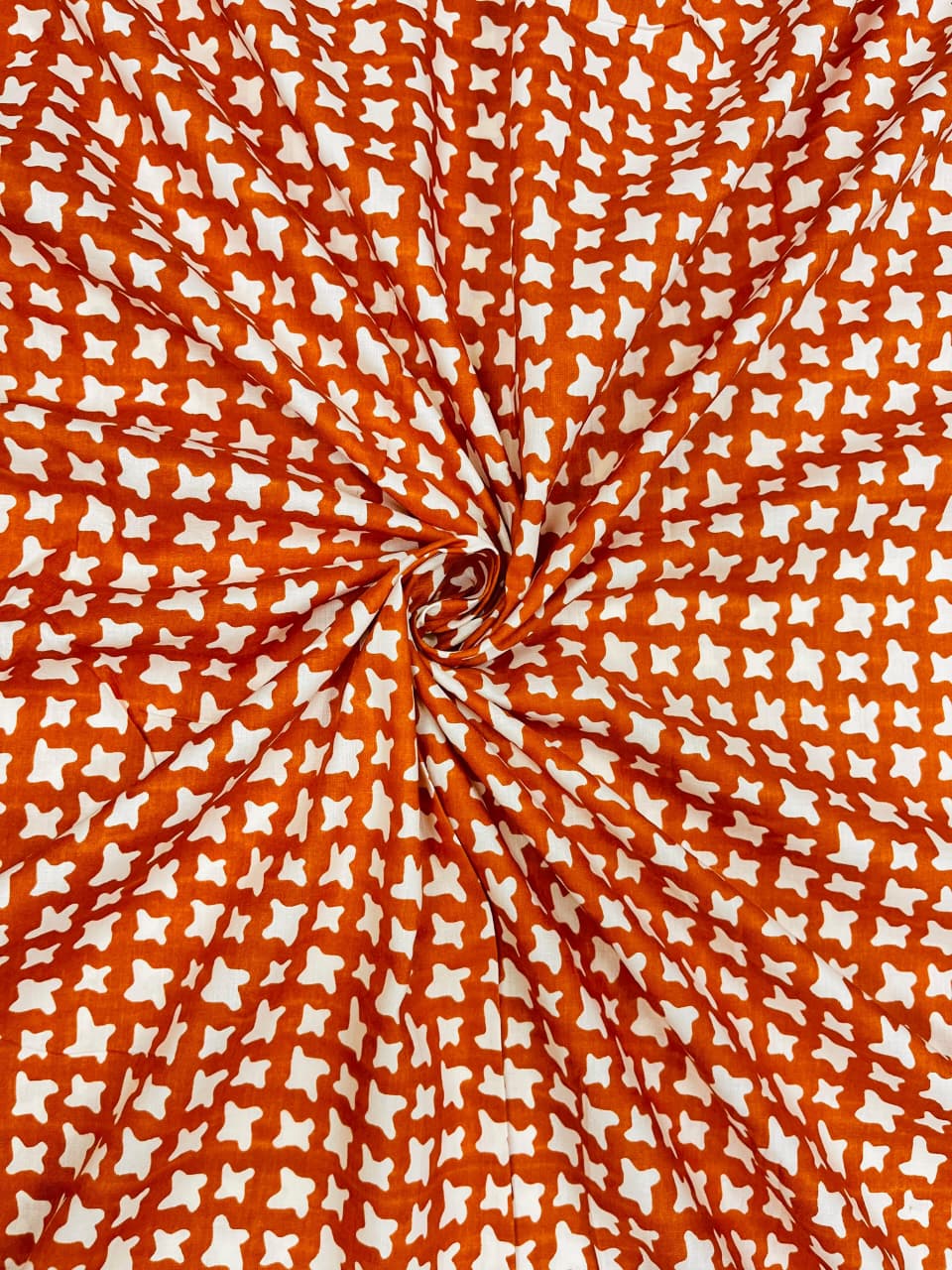 Shahi Orange Cambric Cotton