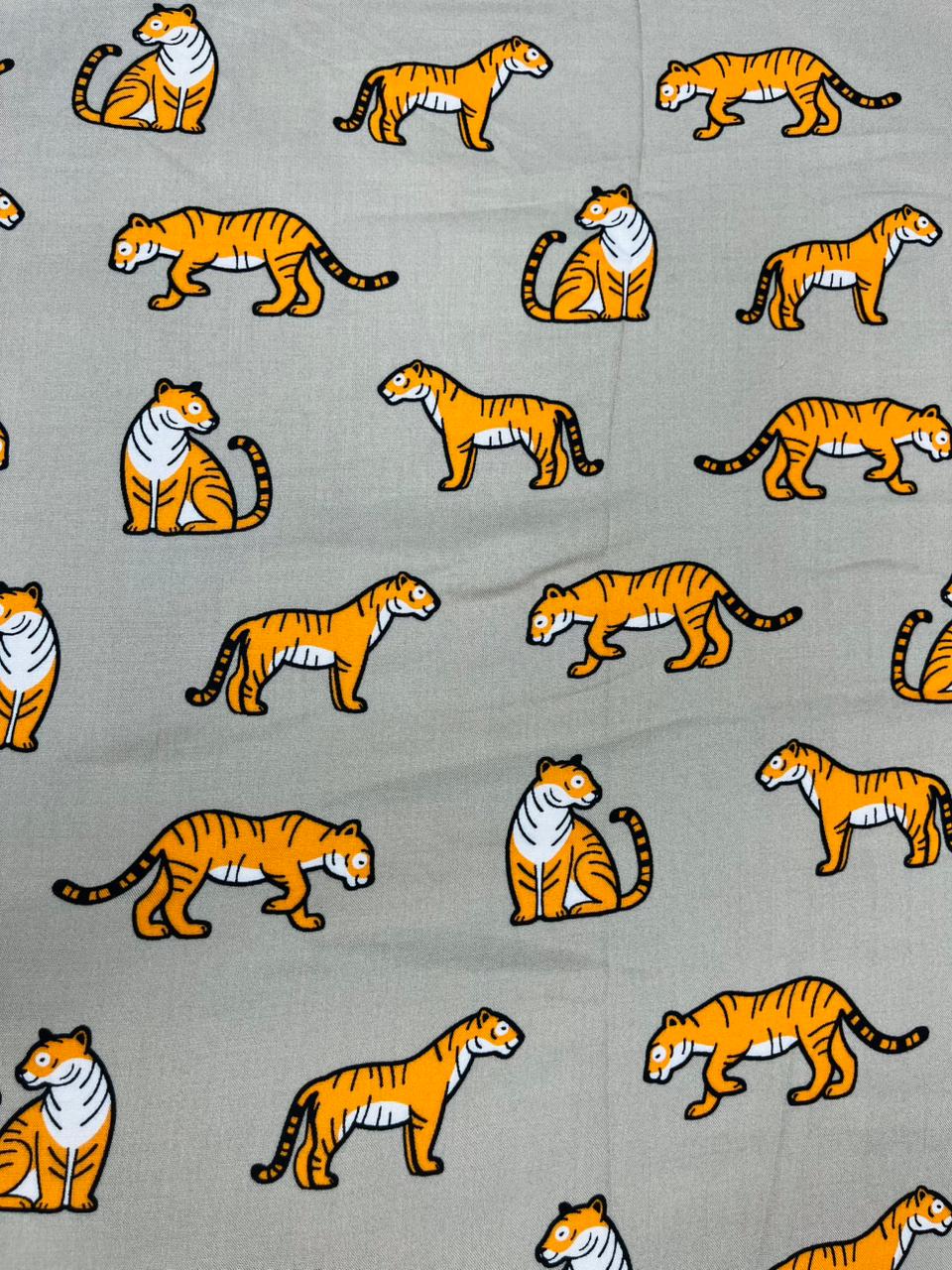 Tiger Print Modal Rayon