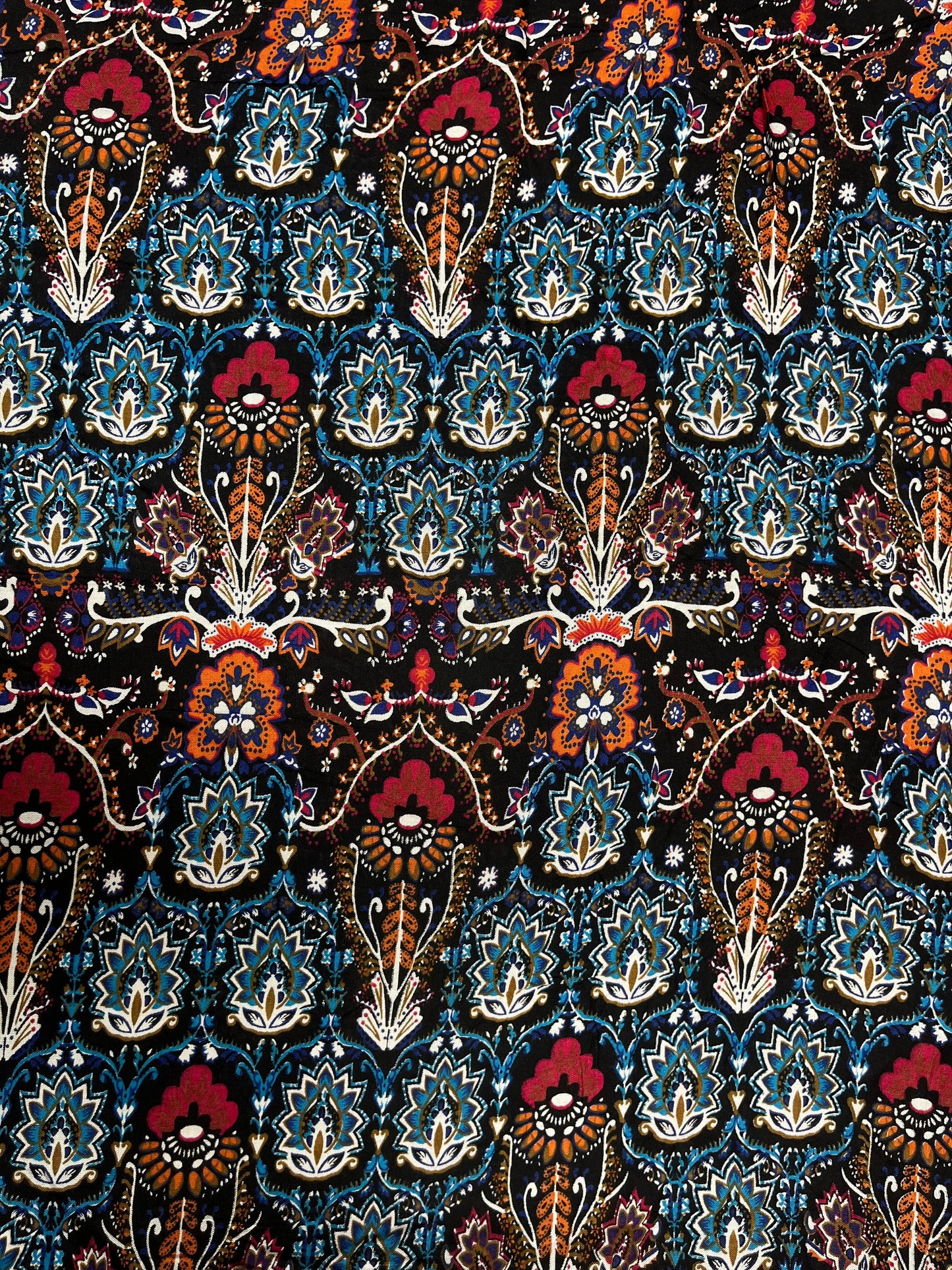Boho Traditional Print Rayon Fabric