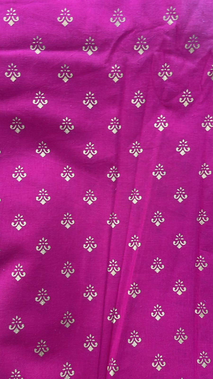 Pink Floral Cotton Print Fabric