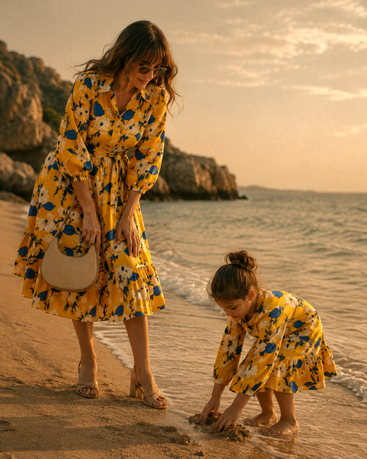 Sunshine Bloom Modal Rayon Print Fabric