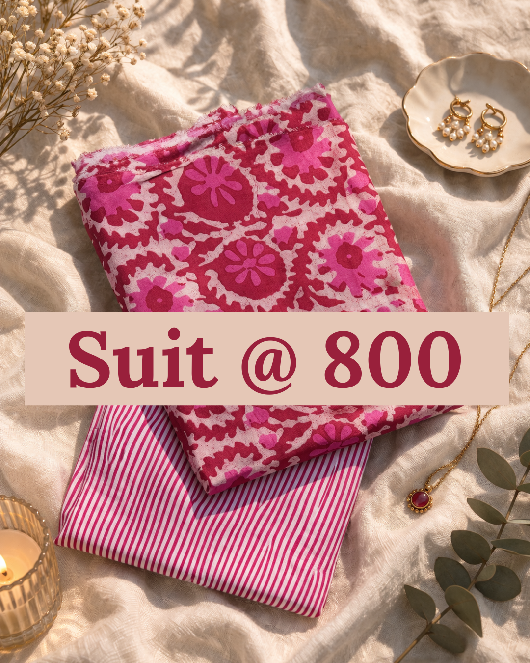 Women's Suit Collection Under ₹800 | Cotton & Designer Suits Online