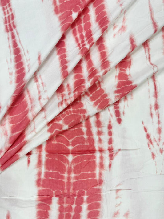 Blush Wave Print Rayon Fabric