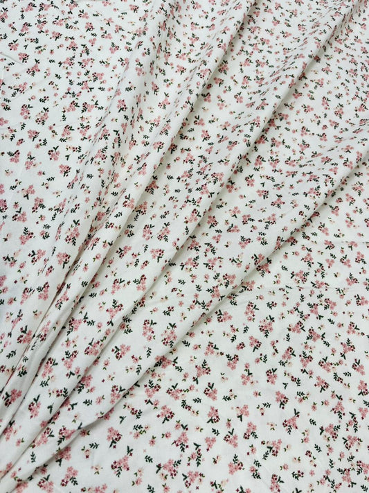 Tiny Blossom Print Rayon Fabric