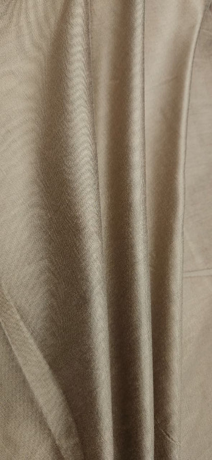 Golden Beige Cotton Silk  Fabric