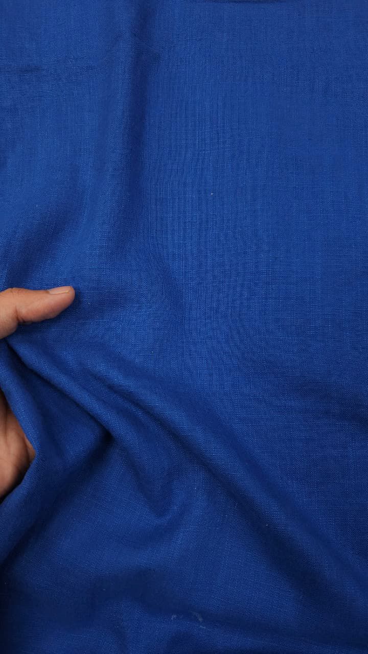 Electric Blur Solid Linen