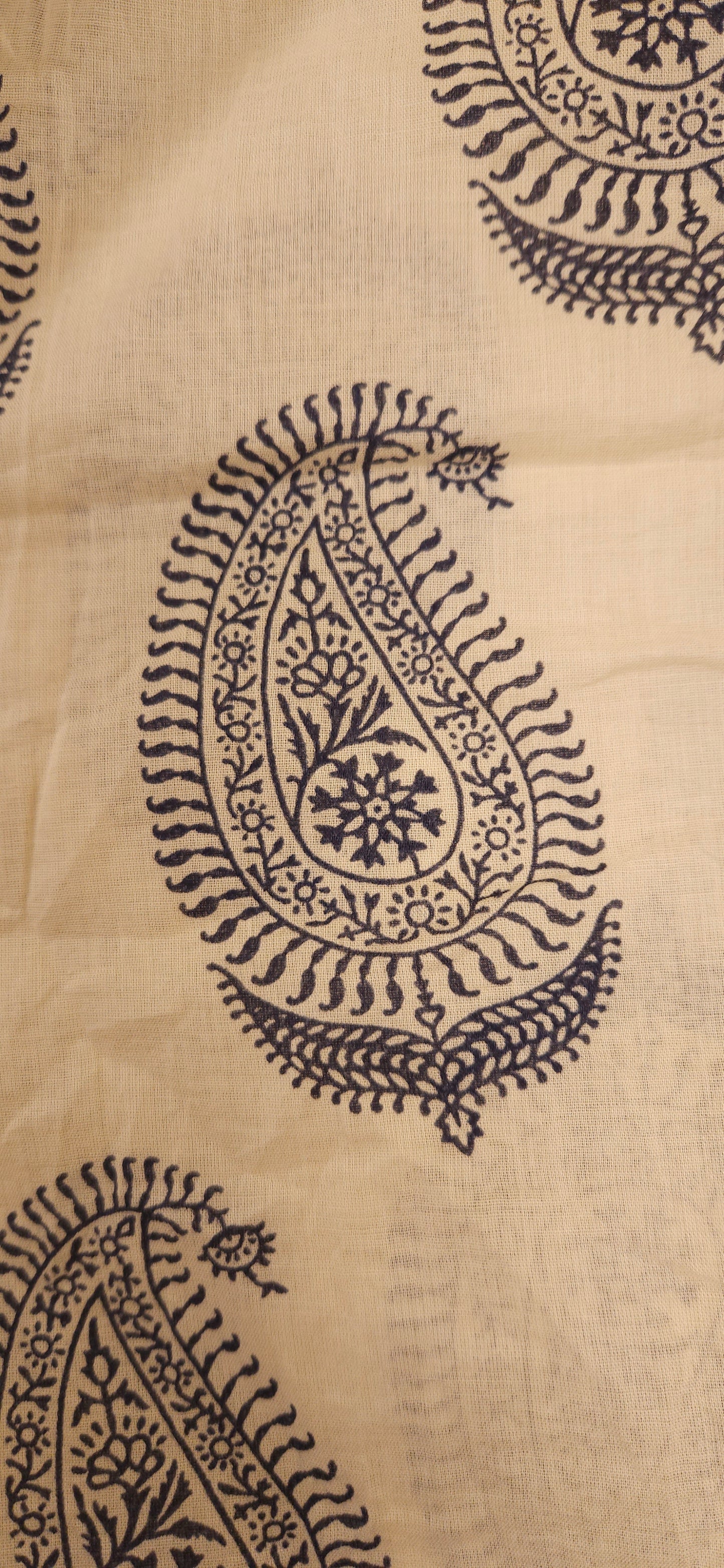 Royal Kairi Block Print Mal Cotton Fabric