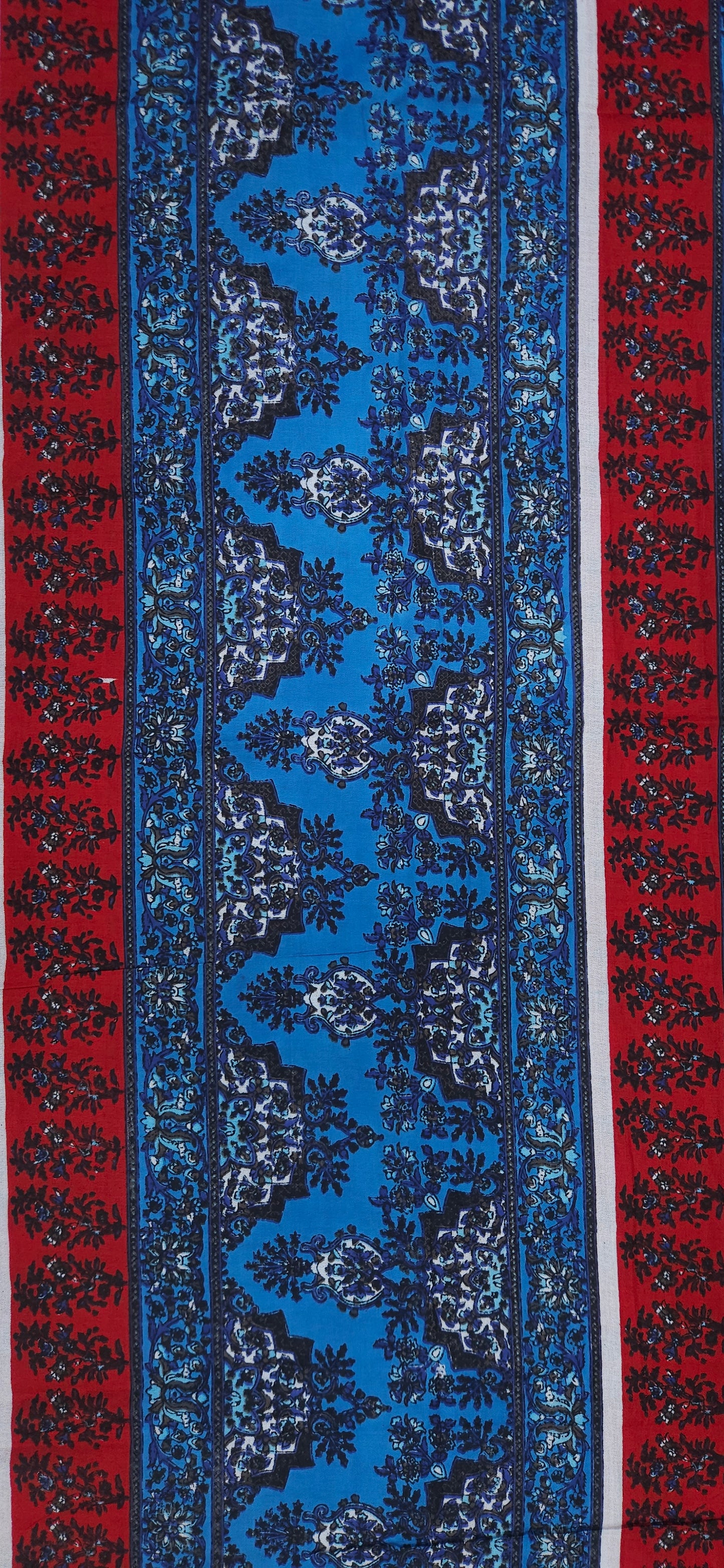 Traditional Border Print Cotton Fabric