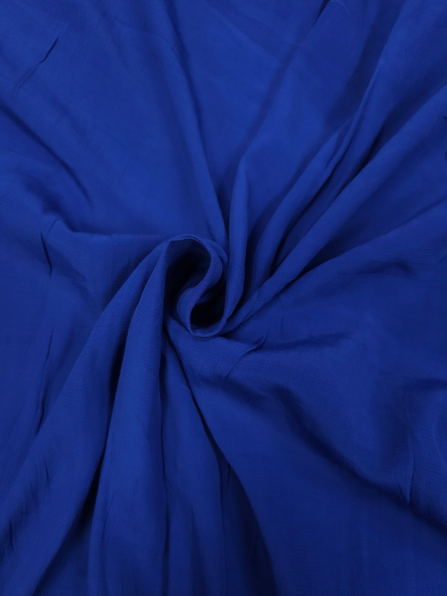 Royal Blue Crepe Fabric