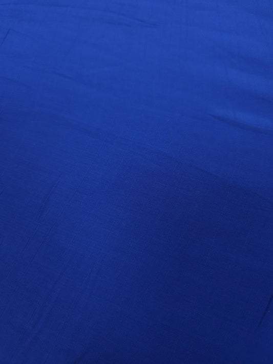 Royal Blue Crepe Fabric