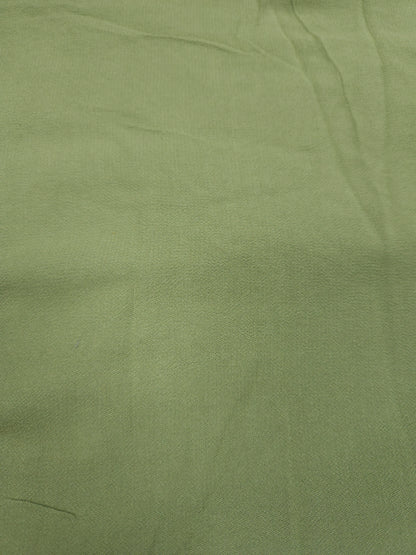 Olive Green Crepe Fabric