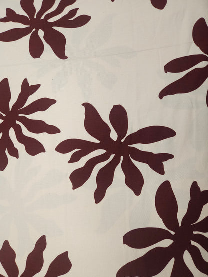 Modal Linen Statement Floral Fabric
