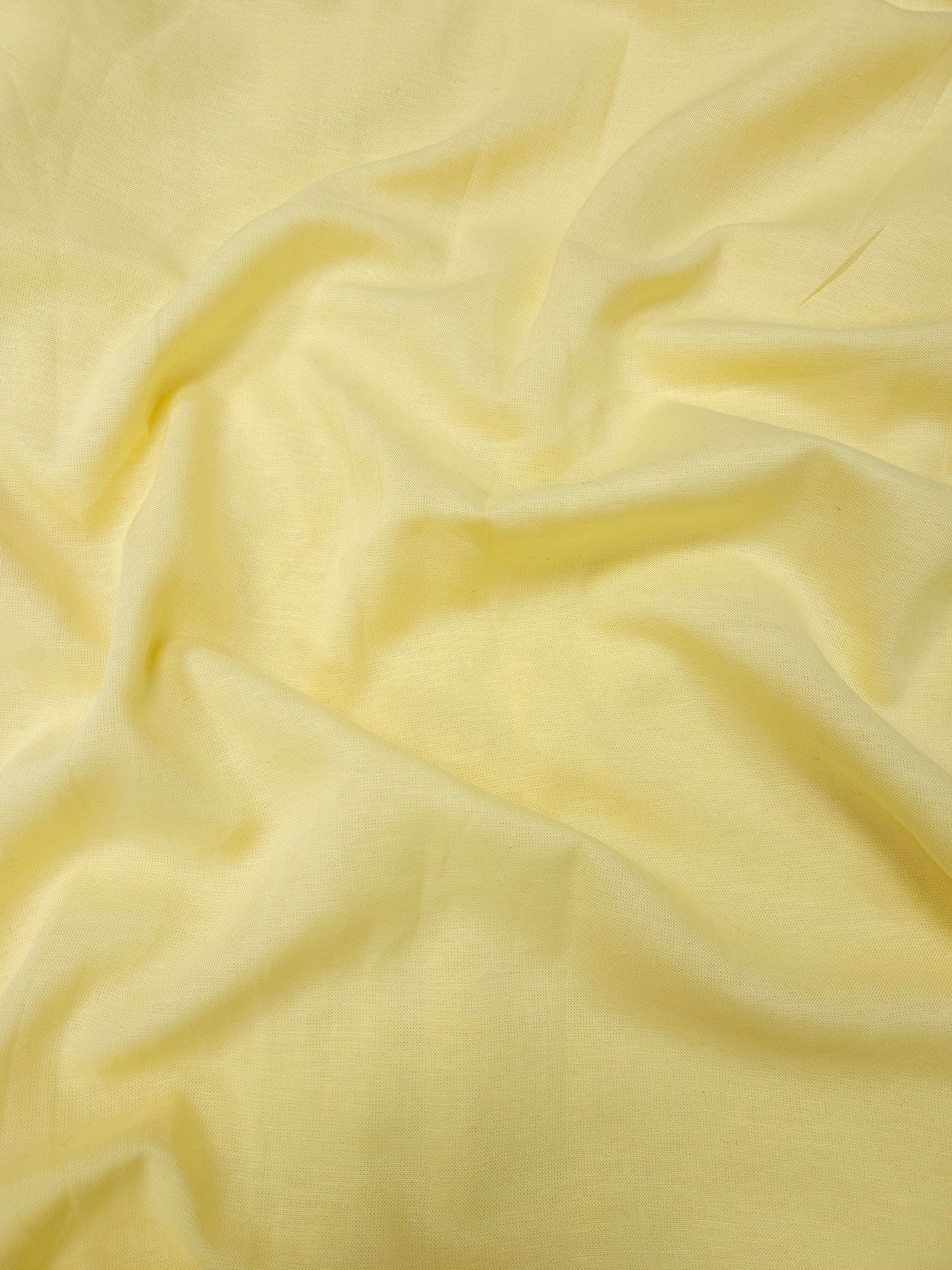 Luxury Soft Lemon Yellow Linen Fabric