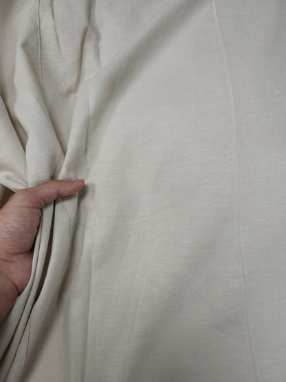 Premium Ivory Linen Cotton Fabric
