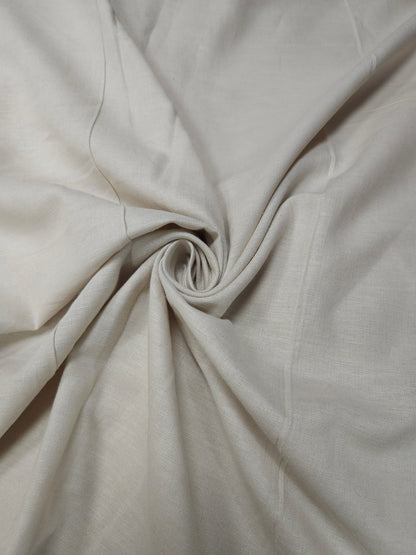 Premium Ivory Linen Cotton Fabric