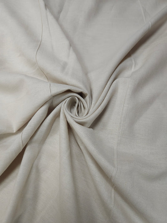 Premium Ivory Linen Cotton Fabric