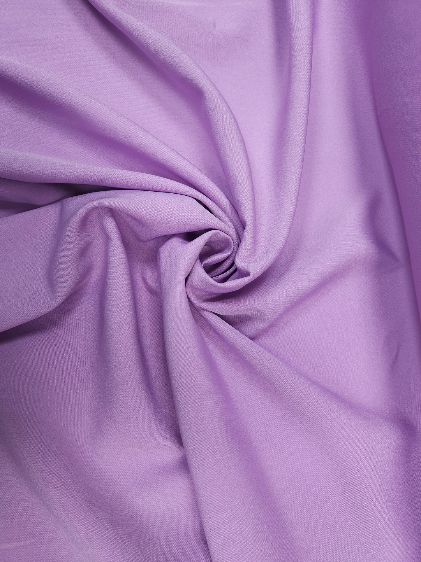 Premium Lavender Banana Crepe Lycra Fabric