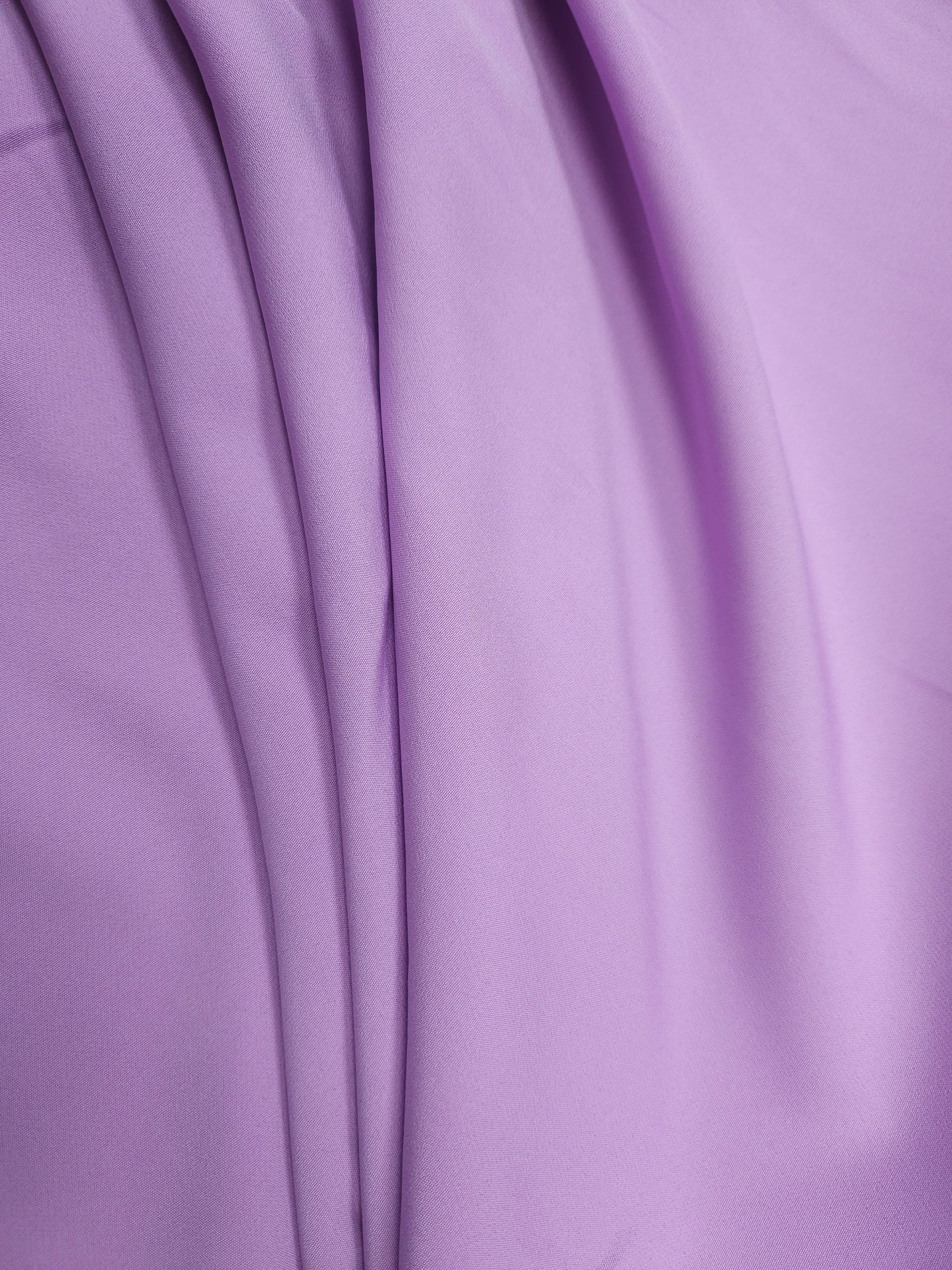 Premium Lavender Banana Crepe Lycra Fabric