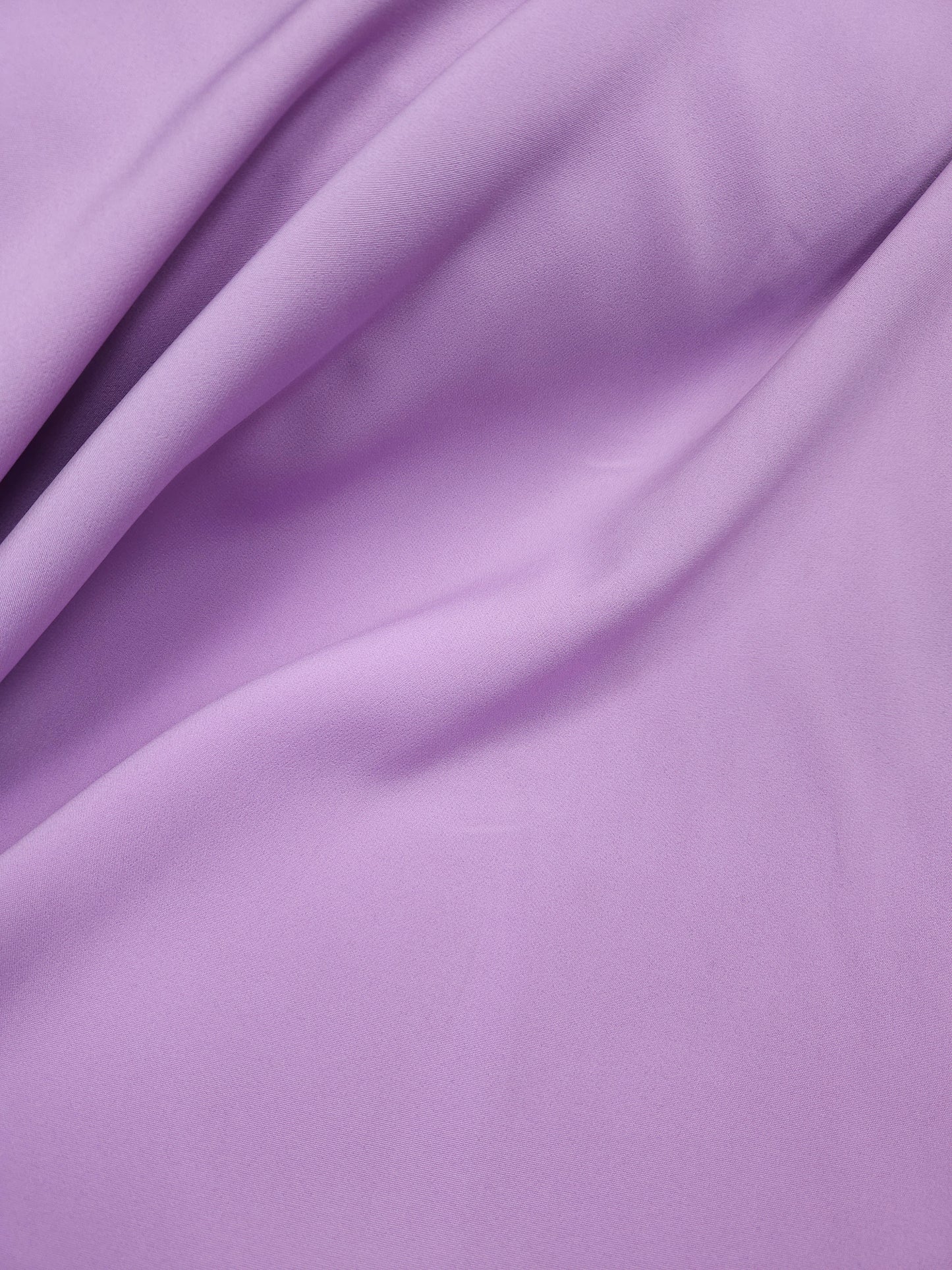 Premium Lavender Banana Crepe Lycra Fabric
