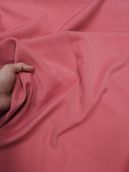 Premium Dusty Peache Banana Crepe Lycra Fabric