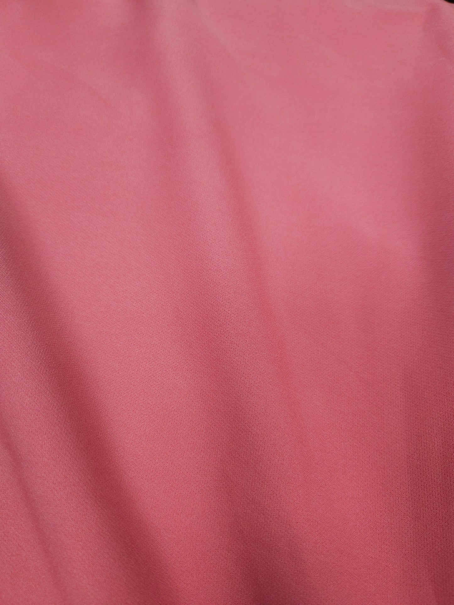 Premium Dusty Peache Banana Crepe Lycra Fabric