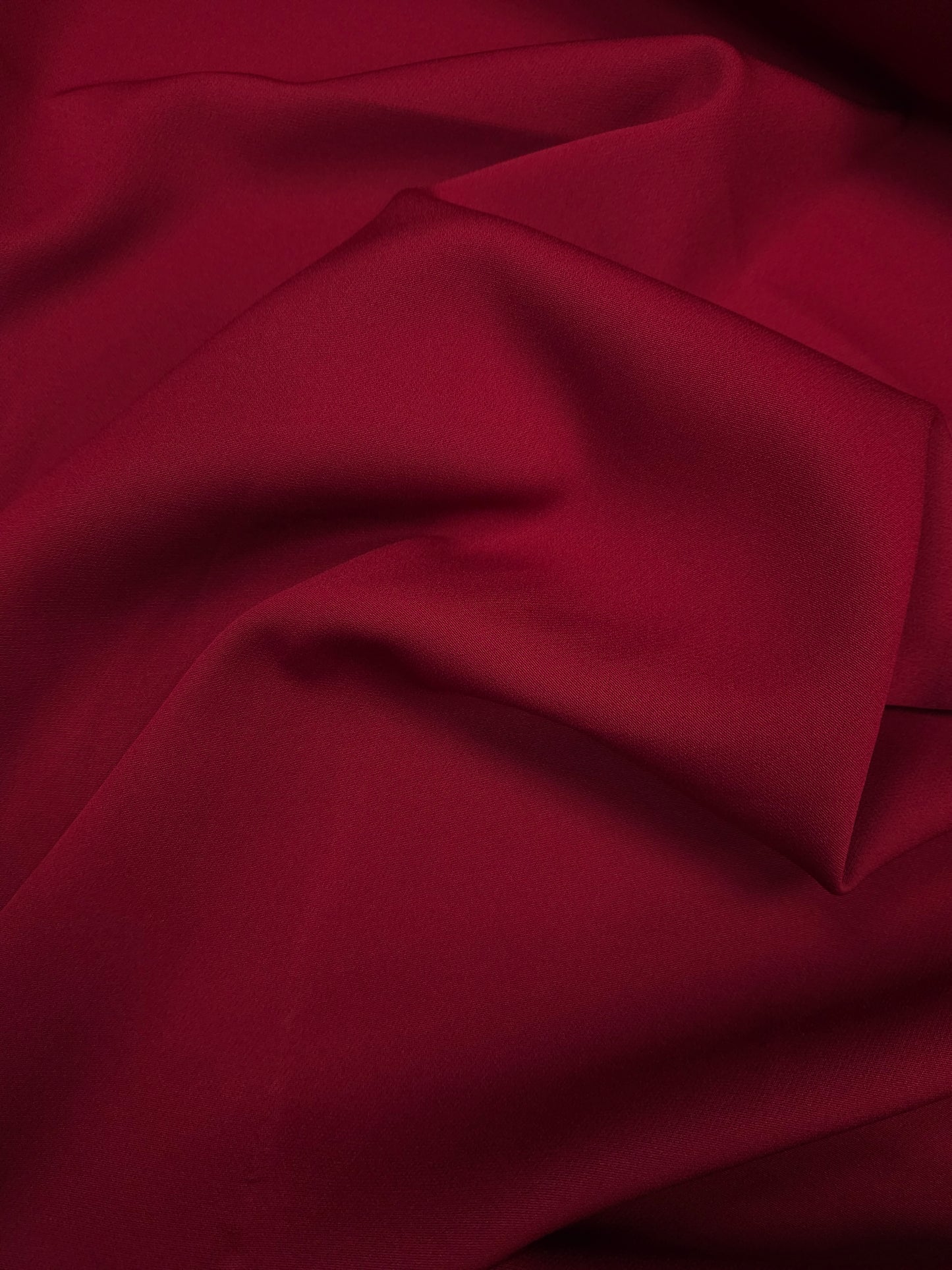 Elegant Maroon Plain Banana Crepe lycra Fabric