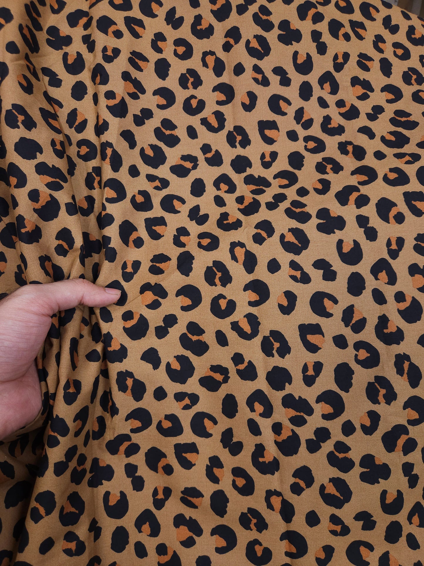 Leopard 100% cotton Suit Set with Chikan bottom