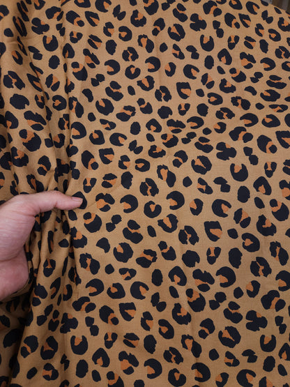 Leopard 100% cotton Suit Set with Chikan bottom