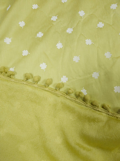 Ghiya Green Floral Cotton Silk Suit Set With Chinon Dupatta