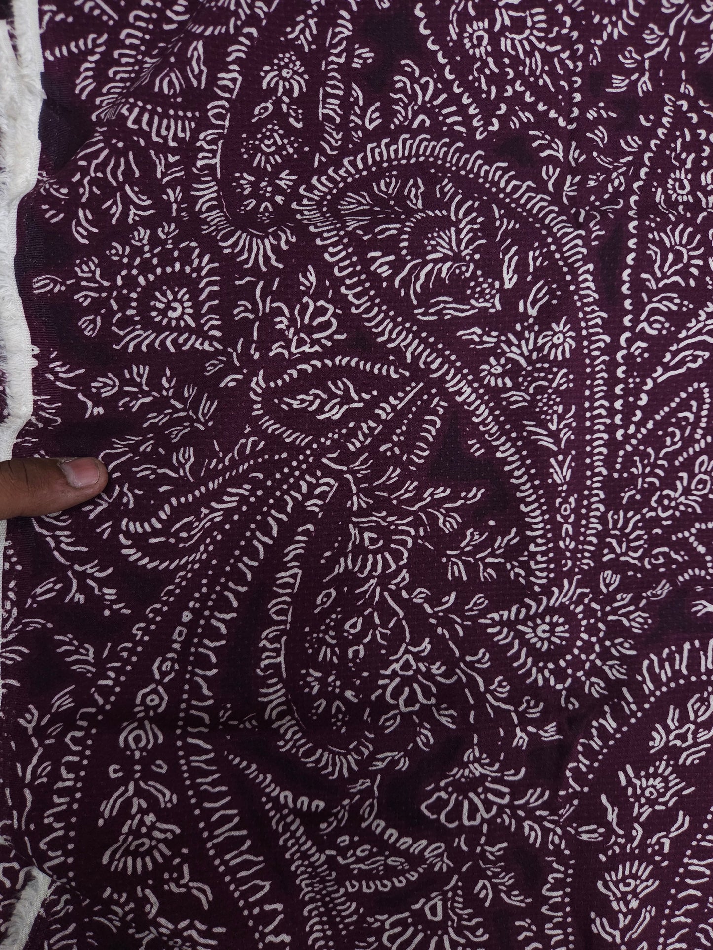 Premium Batik Printed Cotton Suit Set with Plain Bottom