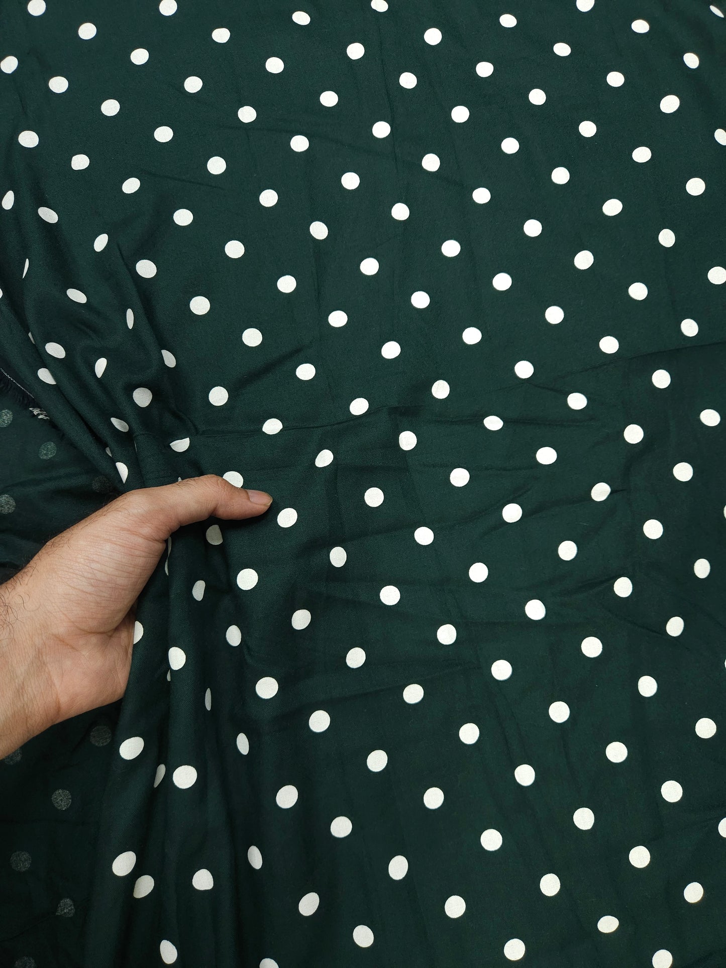 Premium Modal Rayon Polka Dot Fabric 60 Inch Width
